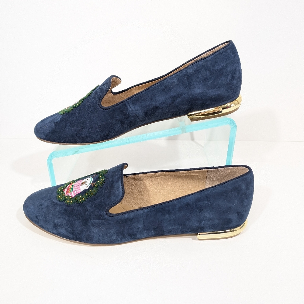 Talbots Ryan Loafer NEW sz 10 Women Slip on Flat Bear Christmas Holiday outfit - Picture 8 of 11